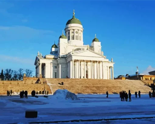 Helsinki Cathedral Diamond Painting