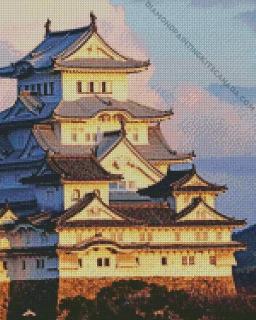 Himeji Castle Diamond Painting