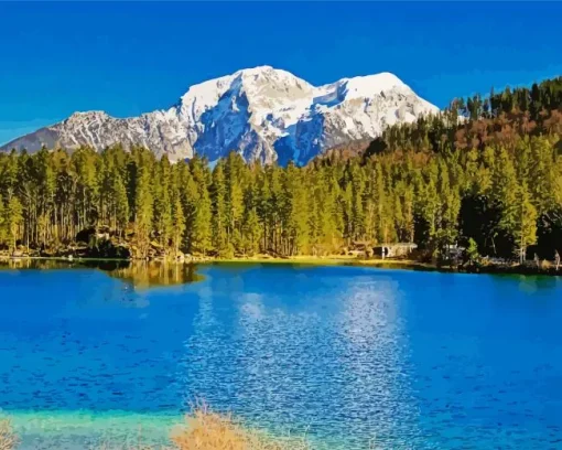 Hintersee Lake Diamond Painting