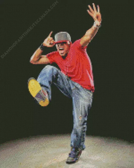 Hip Hop Dancer Diamond Painting