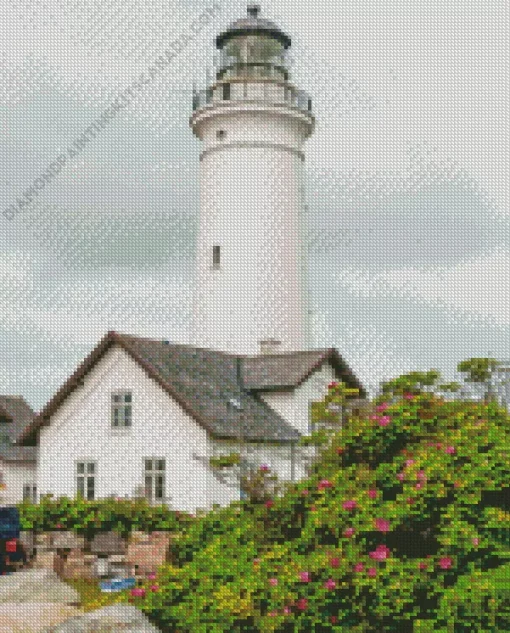 Hirtshals Fyr Lighthouse Diamond Painting