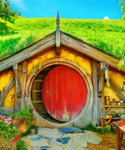 Hobbiton House Diamond Painting