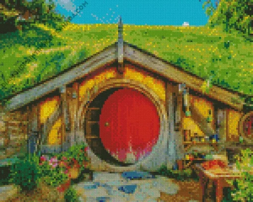 Hobbiton House Diamond Painting