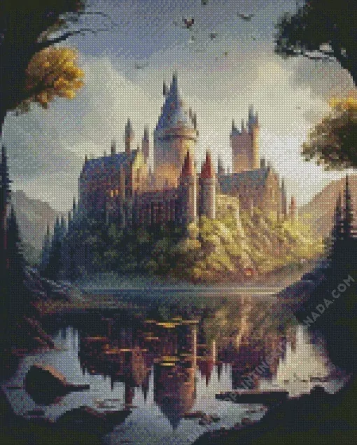 Hogwarts Castle Diamond Painting