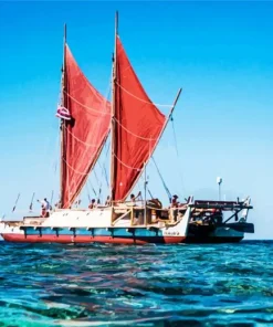 Hokulea Boat Diamond Painting