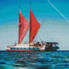 Hokulea Boat Diamond Painting