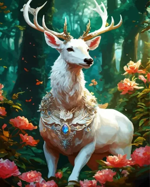 Magical Guardian Deer Diamond Painting