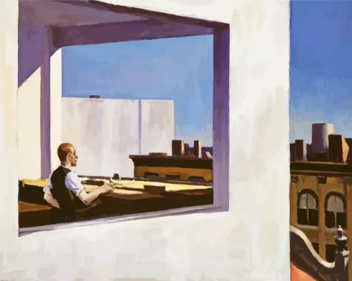 Office In A Small City Edward Hopper Diamond Painting