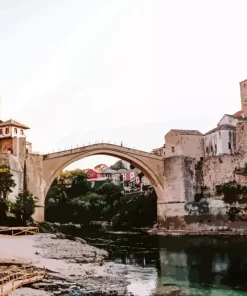 Old Mostar Bridge Diamond Painting