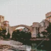 Old Mostar Bridge Diamond Painting