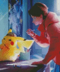 Pokemon Detective Pikachu Diamond Painting