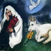 Solitude By Marc Chagall Diamond Painting