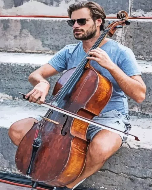 Stjepan Hauser Cellist Diamond Painting