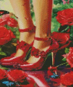 Woman High Heels Diamond Painting