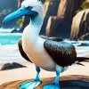 Blue Footed Booby Diamond Painting