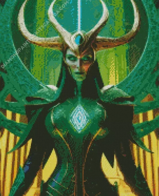 Hela Goddess Of Death Diamond Painting