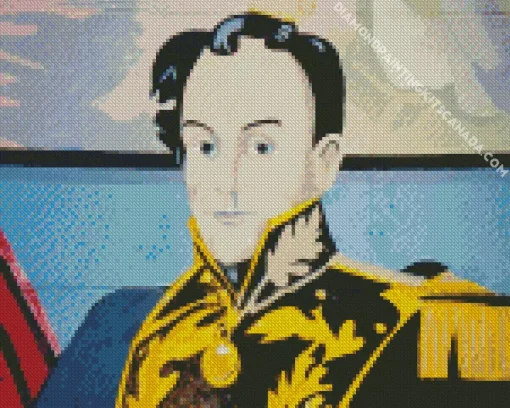 Simon Bolivar Diamond Painting