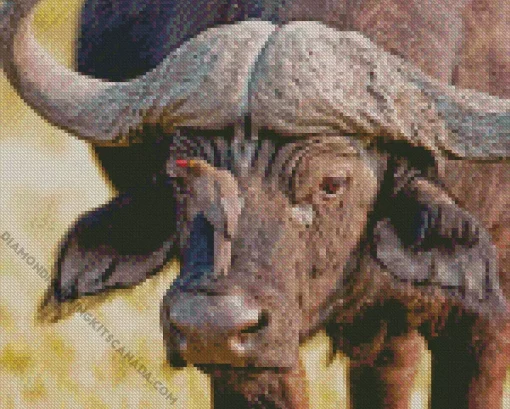 African Buffalo Diamond Painting