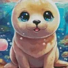 Baby Walrus Diamond Painting