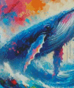 Big Blue Whale Diamond Painting