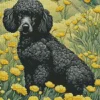 Black Poodle Art Diamond Painting