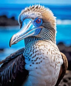 Blue Footed Booby Bird Diamond Painting