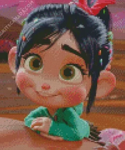 Cool Vanellope Von Schweetz Diamond Painting