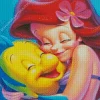 Disney Flounder Art Diamond Painting