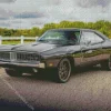 Dodge Charger 69 Black Diamond Painting