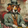 Dog Gambling Diamond Painting