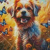 Dog In A Field Diamond Painting