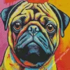 Dog Puggle Diamond Painting