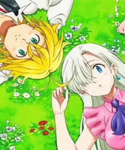 Elizabeth And Meliodas Diamond Painting