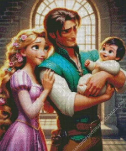 Flynn And Rapunzel Art Diamond Painting