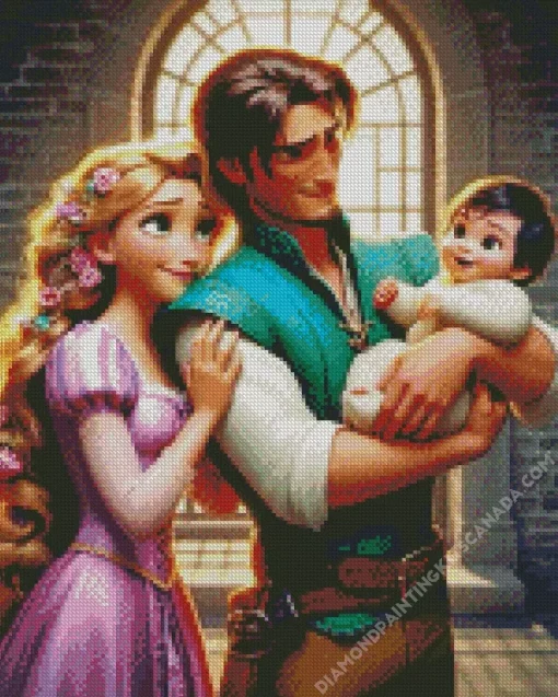 Flynn And Rapunzel Art Diamond Painting