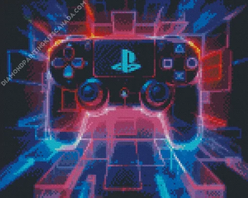 Gaming Controller Diamond Painting