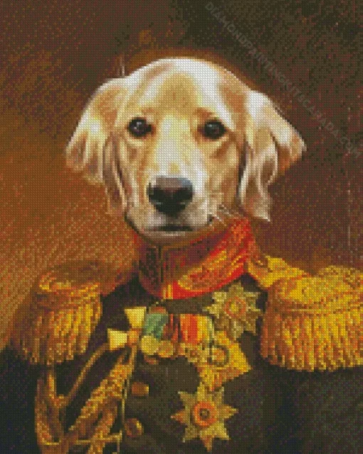 General Dog Diamond Painting