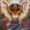 Girl With Wings Diamond Painting