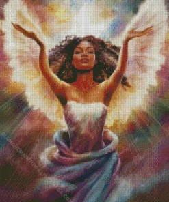 Girl With Wings Diamond Painting