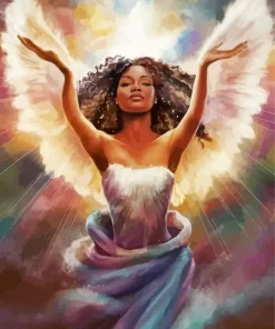 Girl With Wings Diamond Painting