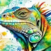 Iguana Art Diamond Painting