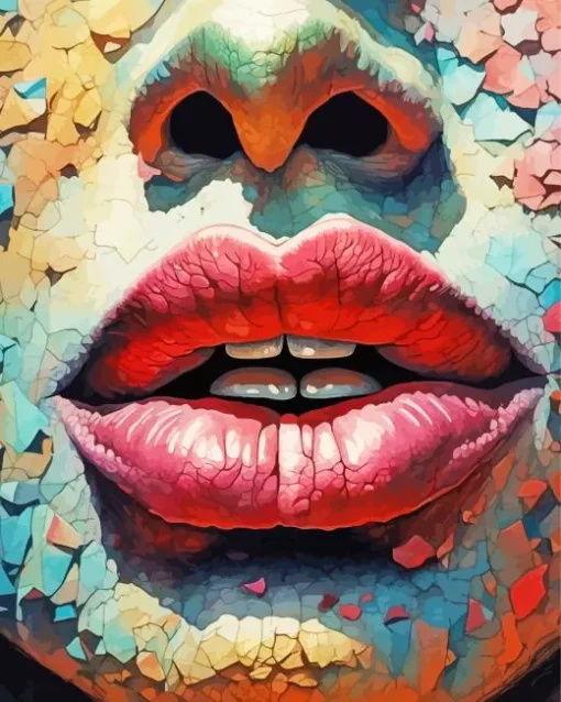 Lips Art Diamond Painting