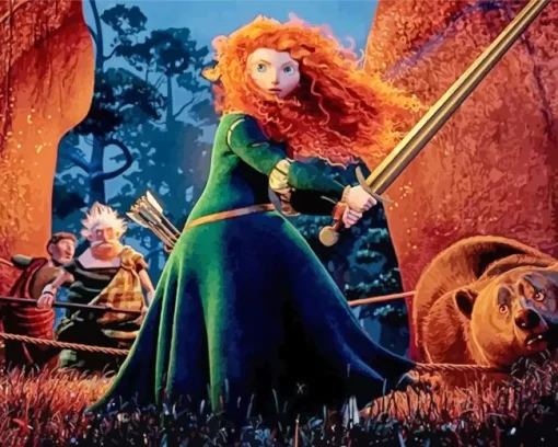 Merida Disney Diamond Painting