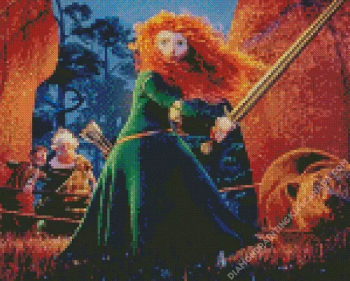 Merida Disney Diamond Painting