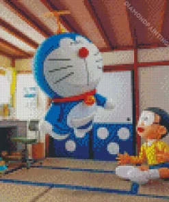 Nobita And Doraemon Art Anime Diamond Painting