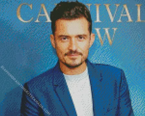 Orlando Bloom Celebrity Diamond Painting