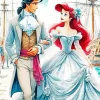 Prince And Ariel Diamond Painting