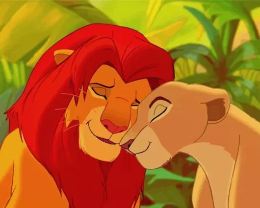 Simba And Nala Diamond Painting