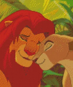 Simba And Nala Diamond Painting