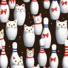 Bowling Pins Kittens Diamond Painting